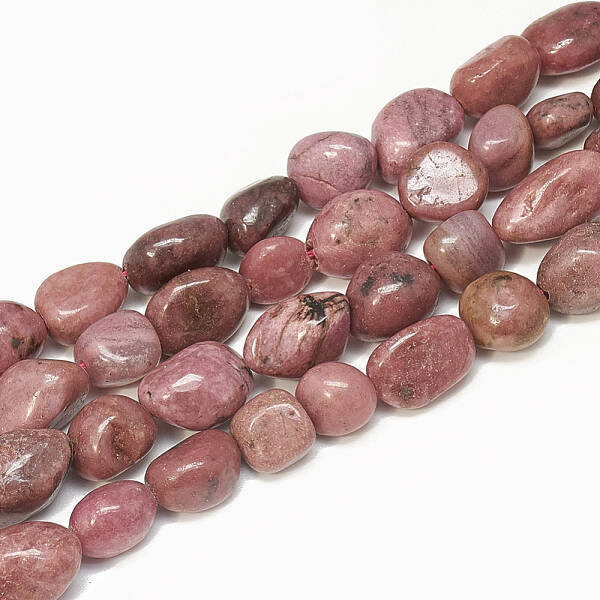Natural Rhodochrosite Beads Strands