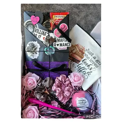 Deluxe Blind date with a book box. bookish gift