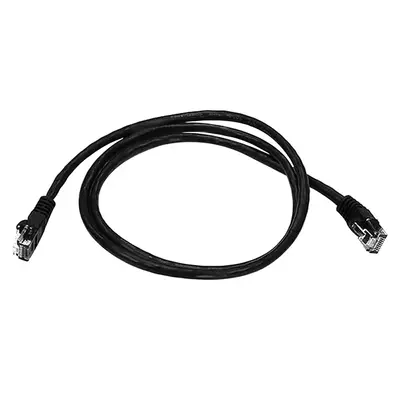 2295 Monoprice Cat6 Ethernet Patch Cable Snagless RJ45 Stranded 550MHz UTP Pure Bare Copper Wire 24AWG 3ft Black