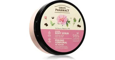 Sugar Body Scrub Damask Rose And Shea Green Pharmacy 200 ml