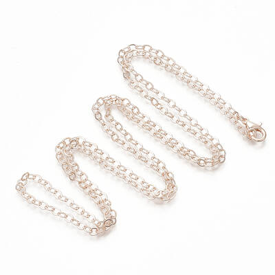 Brass Cable Chain Necklace Making