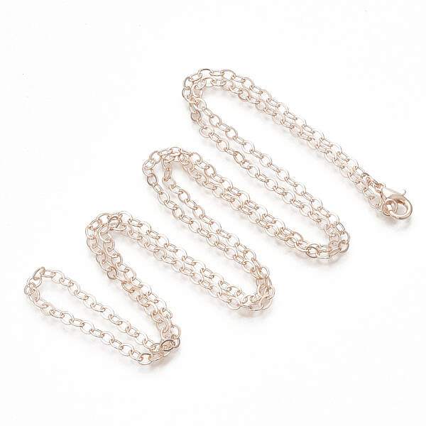 Brass Cable Chain Necklace Making