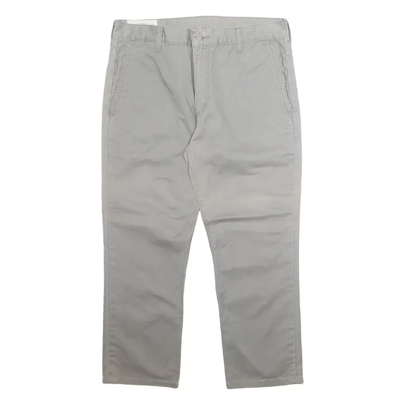 LEVI'S Mens Trousers Grey Regular Tapered W34 L26