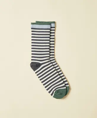 Women's Striped Ocean Cotton Socks