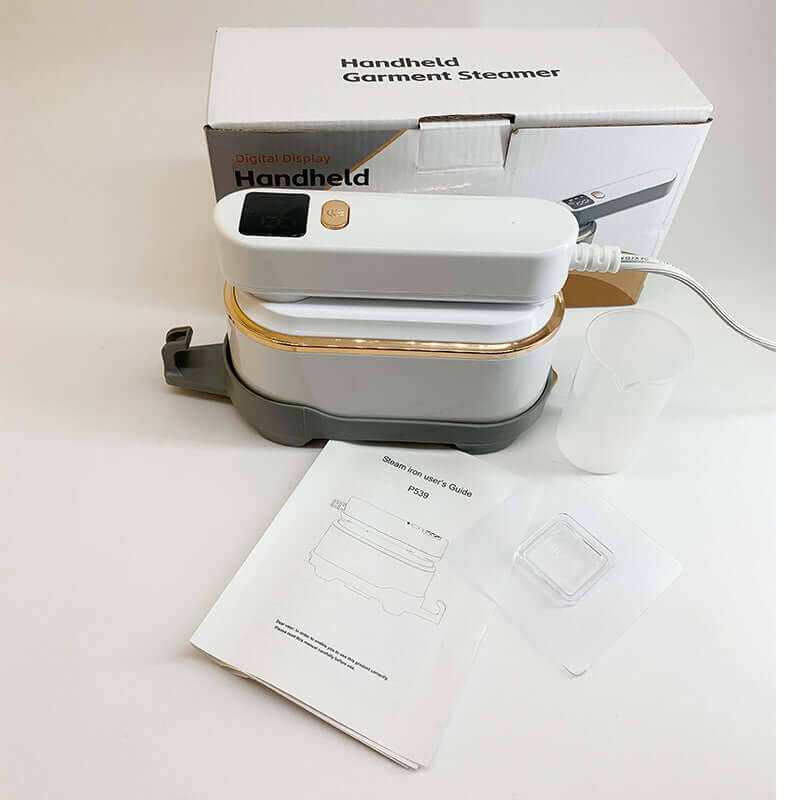 Handheld Garment Steamer | Color: White | Power Specifications: EU
