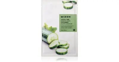 Mizon Maschera viso 3D al cetriolo per momenti di gioia (Essence Mask Cucumber) 23 g 23 g