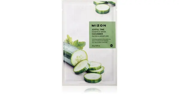 Mizon Maschera viso 3D al cetriolo per momenti di gioia (Essence Mask Cucumber) 23 g 23 g