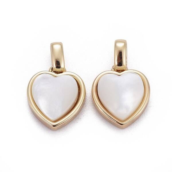 Natural White Shell Mother of Pearl Shell Pendants