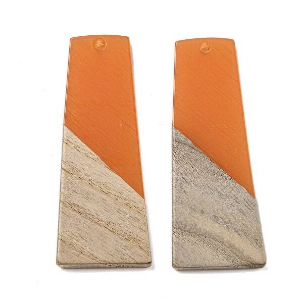 Resin & Walnut Wood Pendants