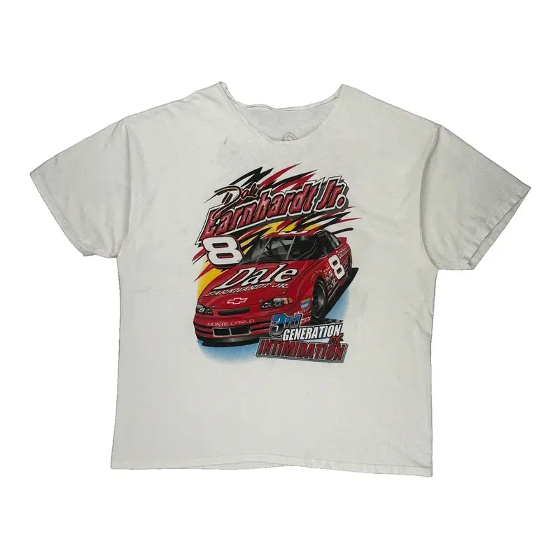 Unbranded Nascar T-Shirt - 5XL White Cotton