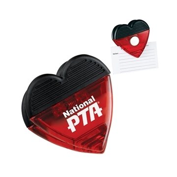 250 Promotional Heart Magnetic Memo Clip - Strong Magnet & Spring ...