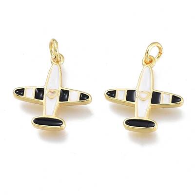Brass Enamel Charms