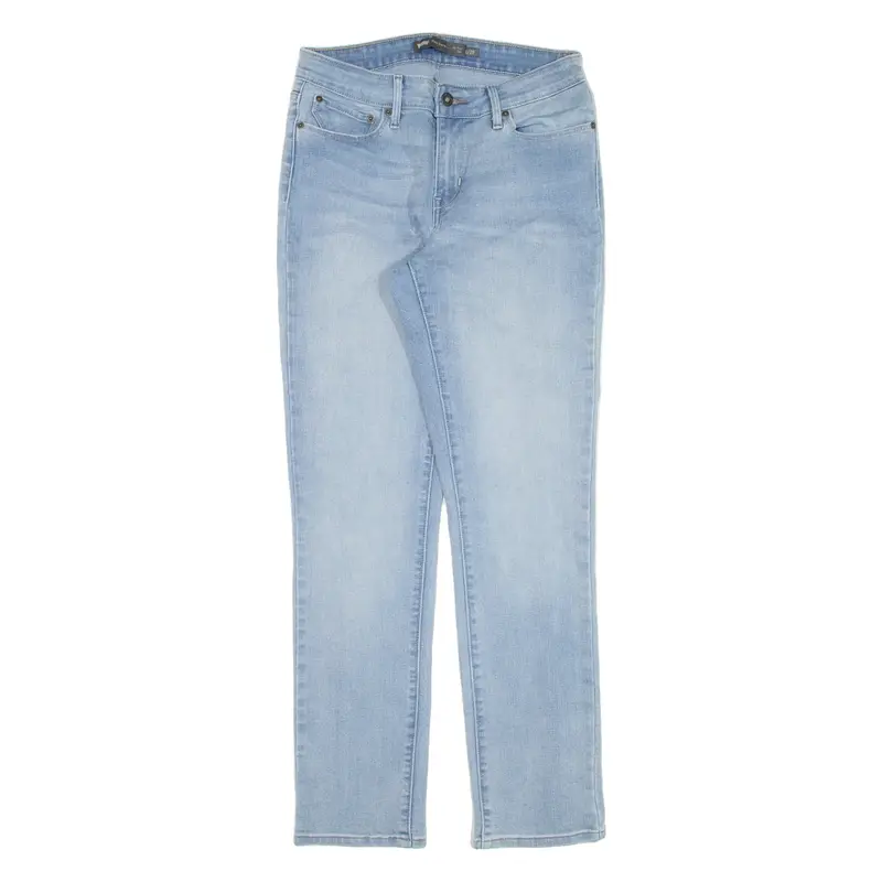 LEVI'S Mid Rise Womens Jeans Blue Slim Straight W29 L29