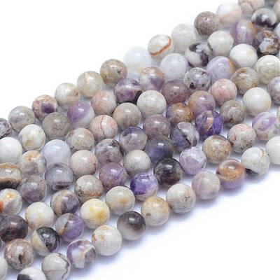Natural Chevron Amethyst Beads Strands