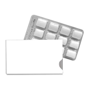 125 Customized Sugar Free Peppermint Gum Pack - 12 Pack
