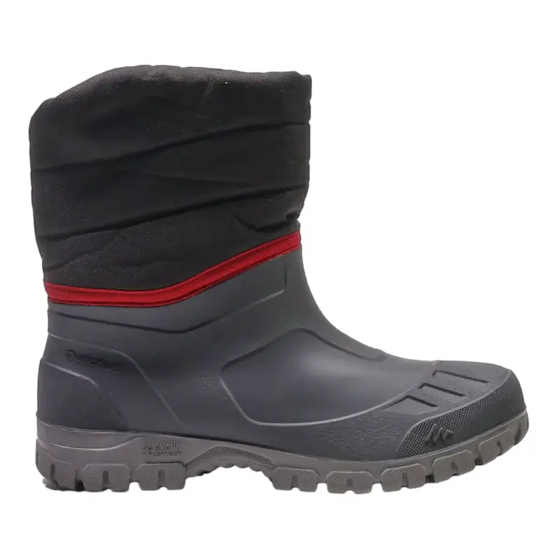 QUECHUA Snow Boots Grey Synthetic Womens UK 5.5