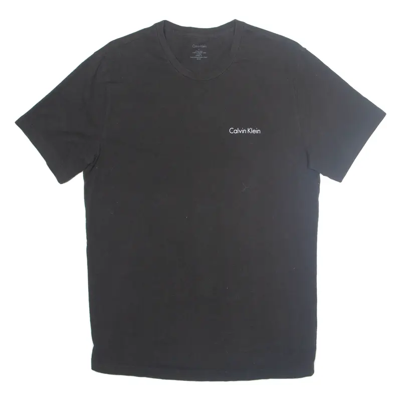 CALVIN KLEIN Mens T-Shirt Black M