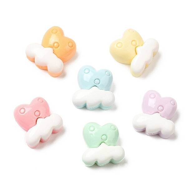 Cartoon Opaque Resin Cabochons