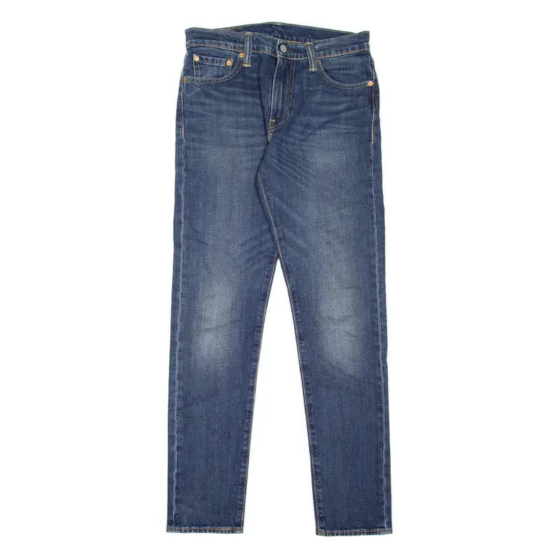LEVI'S 512 Jeans Mens Blue Slim Tapered Stone Wash W29 L32