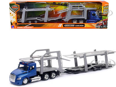 Freightliner Cascadia Auto Transporter Blue Metallic \