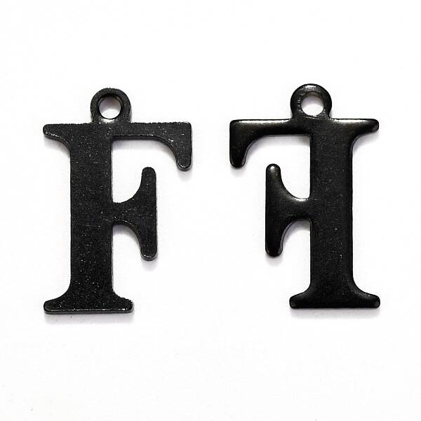 304 Stainless Steel Alphabet Charms
