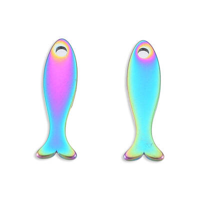 Ion Plating(IP) 201 Stainless Steel Charms