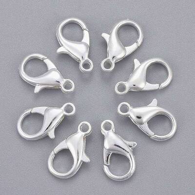 Zinc Alloy Lobster Claw Clasps