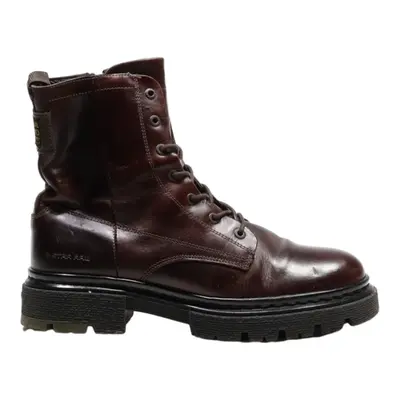 G-STAR RAW Lace-Up Boots Brown Leather Mens UK 5