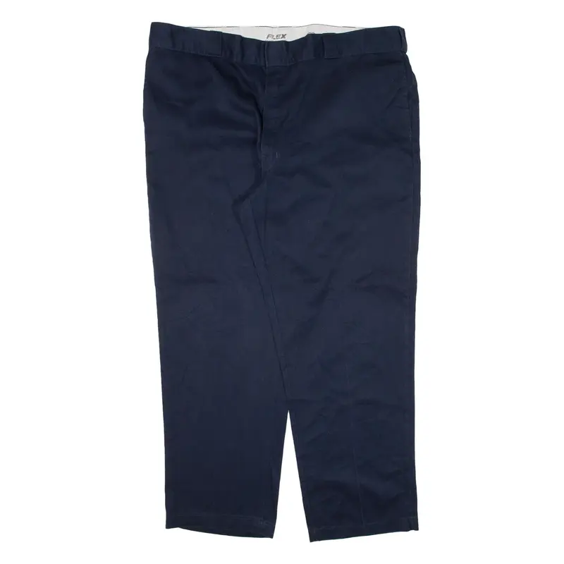DICKIES 874 Workwear Mens Trousers Blue Regular Straight W44 L30