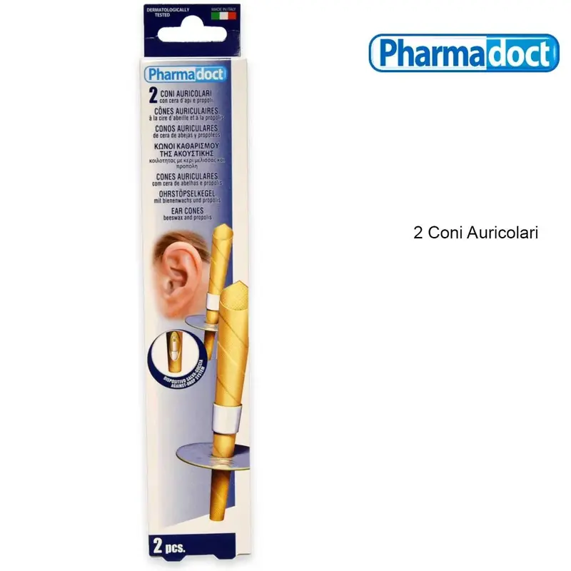 Pharmadoct 2 ear cones with flame arrester ring