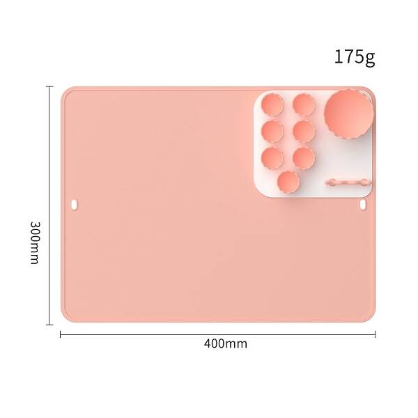 Silicone Watercolor Oil Paint Palette Mat