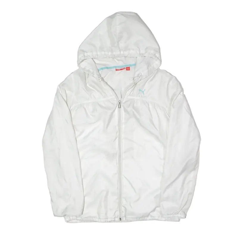 PUMA Rain Jacket White Womens M