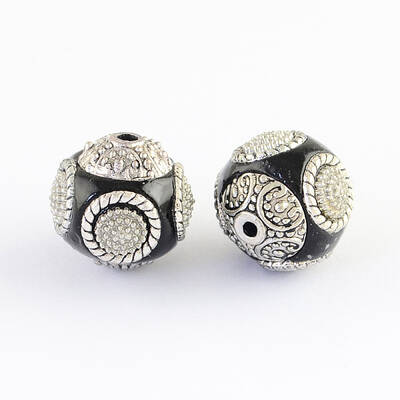 Round Handmade Indonesia Beads