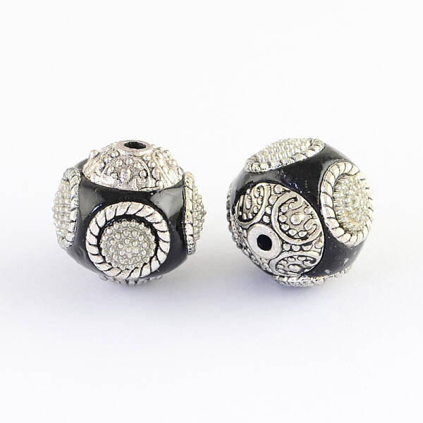 Round Handmade Indonesia Beads