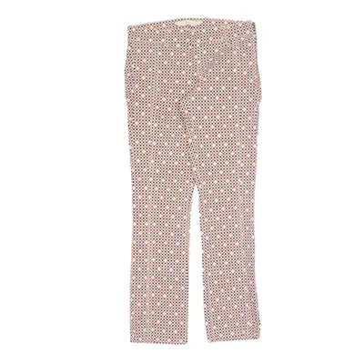 TORY BURCH Check Trousers Red Slim Skinny Womens W28 L28