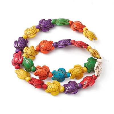 Synthetic Turquoise Beads Strands