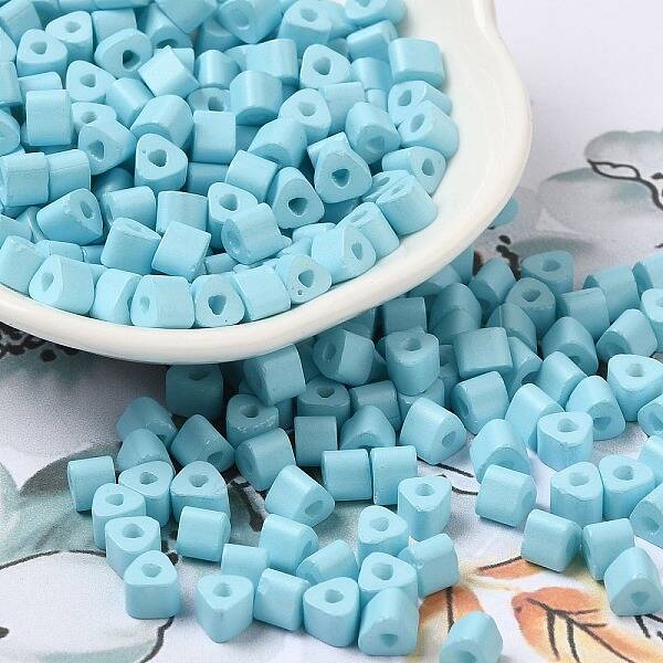 Baking Painted Glass Bead