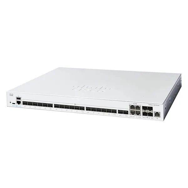 Cisco C1300-24XS | Catalyst 1300 Series 1300-24XS 20 x 10G SFP+ and 4 x 10G RJ-45/SFP+ Dual Purpose Uplink Ports and 1 x GE M...