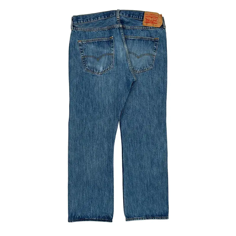 501 Levis Jeans - 38W 29L Blue Cotton Blend | Size: 38″ waist