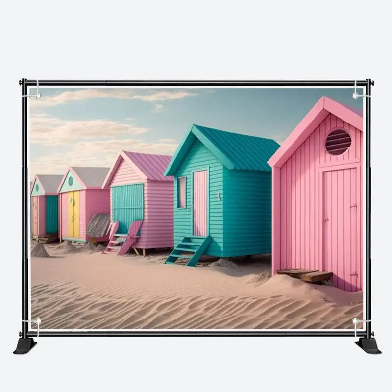 Pink Makeshift House Desert Architecture Backdrop - Aperturee