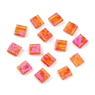 2-Hole Transparent Glass Seed Beads