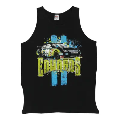 Carl Edwards Anvil Nascar Vest - Medium Black Cotton