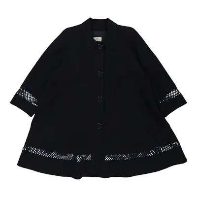 Gai Mattiolo Trench Coat - 2XL Navy Polyester Blend | Size: xx-large