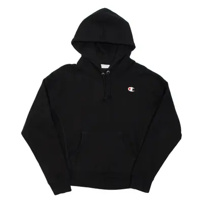 CHAMPION REVERSE WEAVE Womens Black Hoodie M