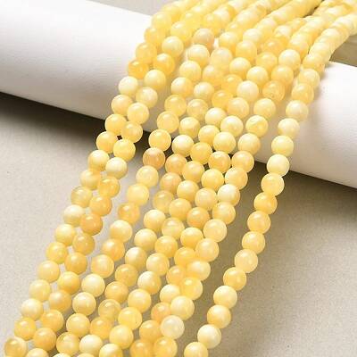 Natural Honey Jade Bead Strands