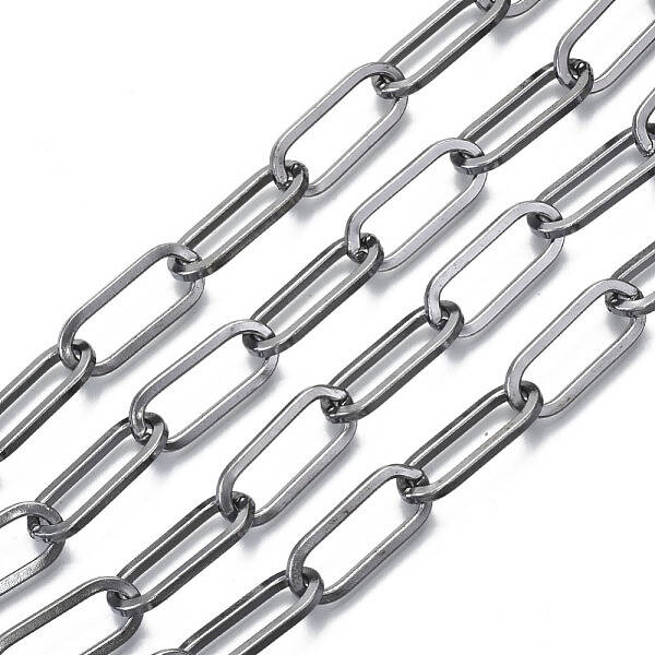 Unwelded Iron Paperclip Chains