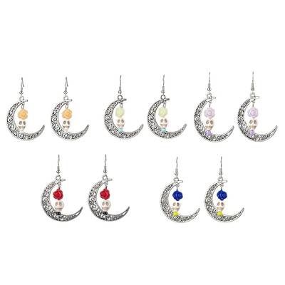 Halloween Alloy Synthetic Turquoise Dangle Earrings