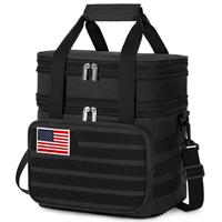 Lifewit Double Deck Tactical Lunch Box for Men, 13L/16L with MOLLE Webbing, Detachable Shoulder Straps, and 600D Water-Resist...