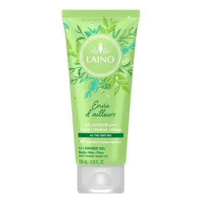 Laino Envie d'Ailleurs 3 in 1 Shower Gel with Organic Green Tea 200ml