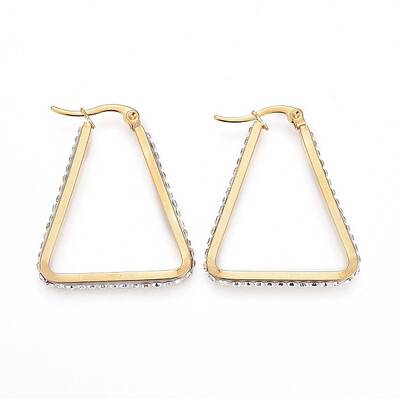 304 Stainless Steel Hoop Earrings